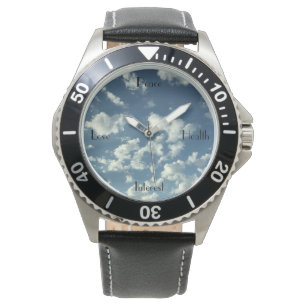 Himmel für Wünsche Armbanduhr