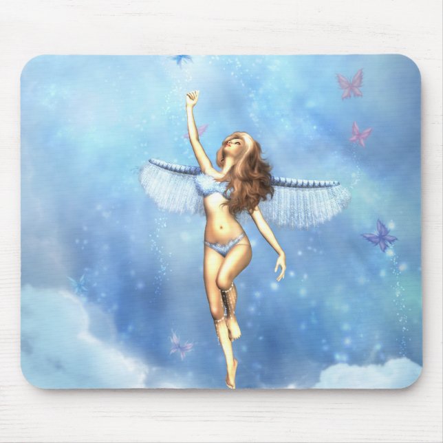 Himmel gesendeter Engel Mousepad (Vorne)