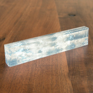 Himmel-Glitzern Namensplakette