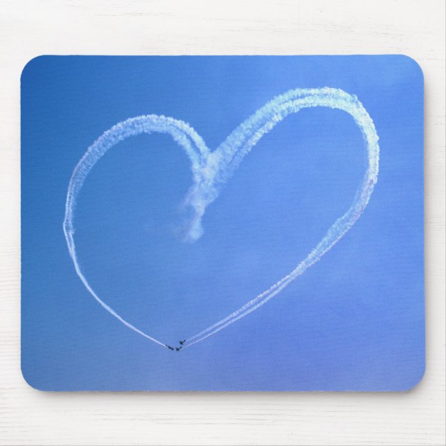 Himmel-Herz Mousepad (Vorne)