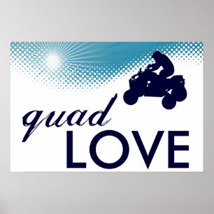 Himmel hohe Quad-Liebe Poster