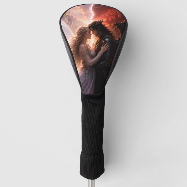 Himmel Hölle Liebe Golf Headcover (Vorderseite)