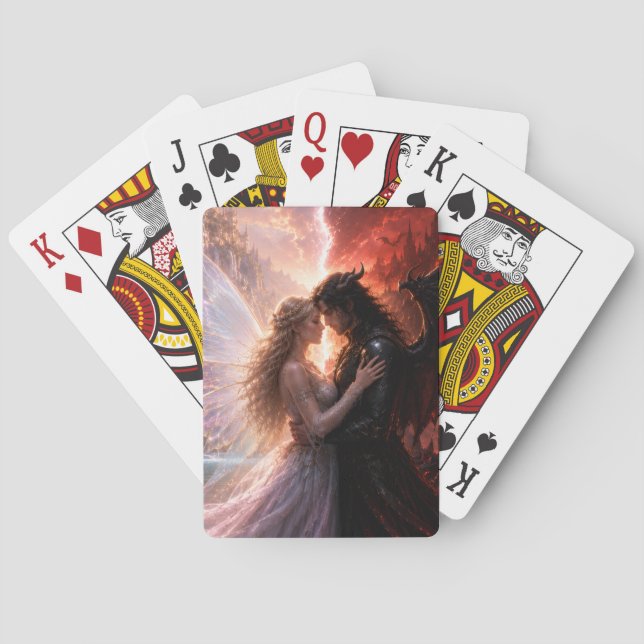 Himmel Hölle Liebe Spielkarten (Rückseite)