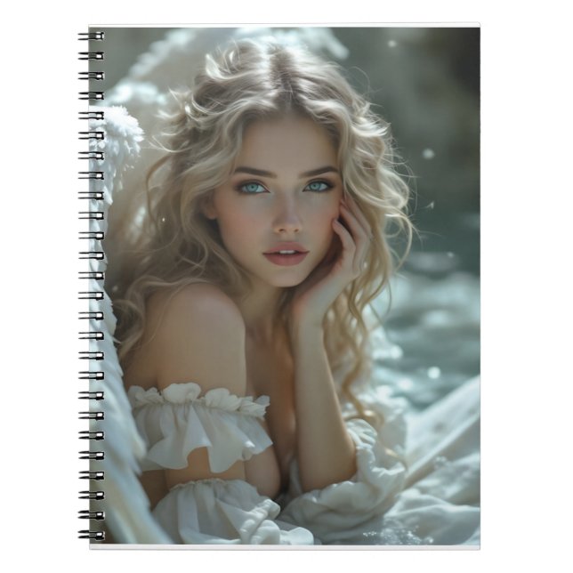 Himmel in den Augen: Engel des ruhigen Wunders Notizblock (Vorderseite)