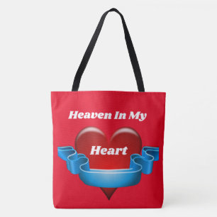 Himmel in meinem Herzen große Totentasche Tasche