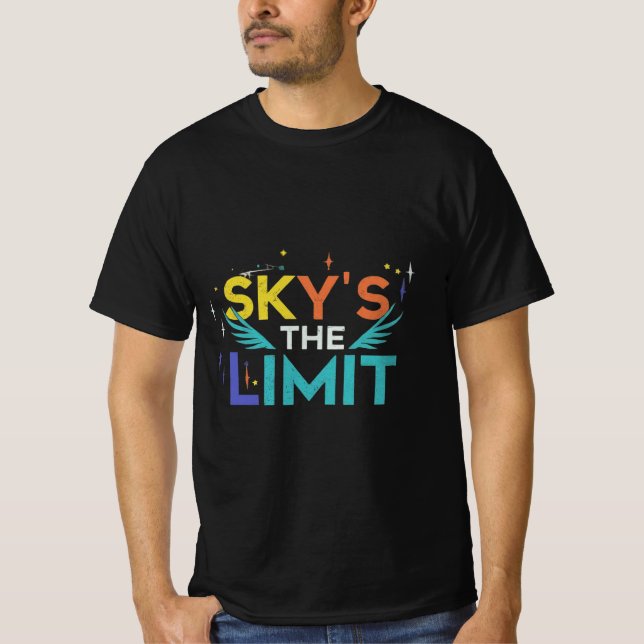 Himmel ist das Limit T-Shirt (Vorderseite)