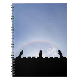 Himmel ist der Grenze-Sun-Halo inspirierend Oxford Notizblock