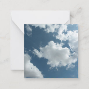 Himmel Mitteilungskarte