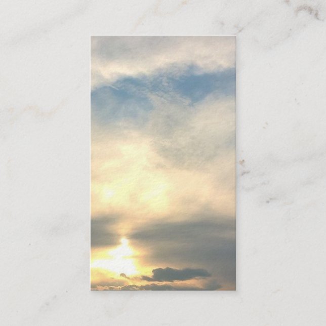 Himmel mystische Lightworker Visitenkarte (Vorderseite)