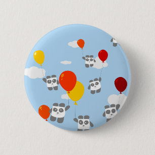 Himmel-Pandas Button