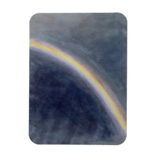 Himmel-Studie mit Regenbogen, 1827 (w/c auf Magnet