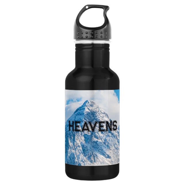 Himmel Text Name Sky Blue Image Water Flasche Edelstahlflasche (Vorderseite)