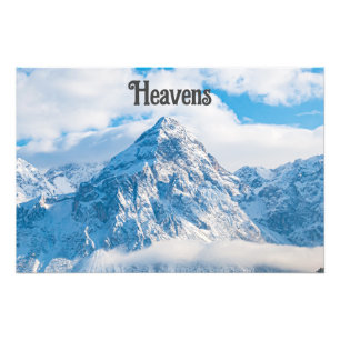 Himmel Text Schön Blaue Himmel Bildvergrößerung Fotodruck