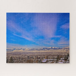 Himmel über Salt Lake City, Utah - 16x20 - 520 pc