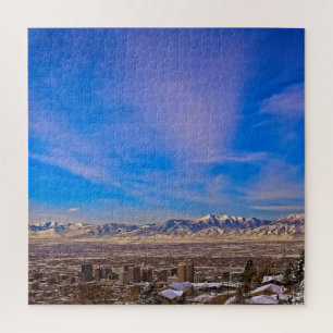 Himmel über Salt Lake City, Utah - 20x20 - 676 pc