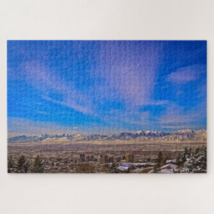 Himmel über Salt Lake City, Utah - 20x30 - 1014 pc