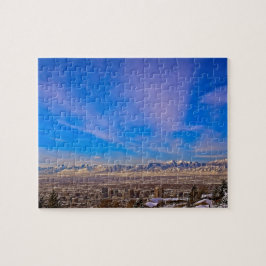 Himmel über Salt Lake City, Utah - 8x10 - 110 pc