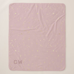 Himmel und goldene Sterne minimalistisch Sherpadecke