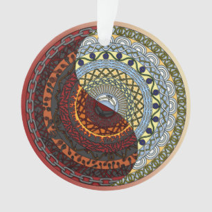 Himmel und Hölle Acryl-Schmuckanhänger Ornament