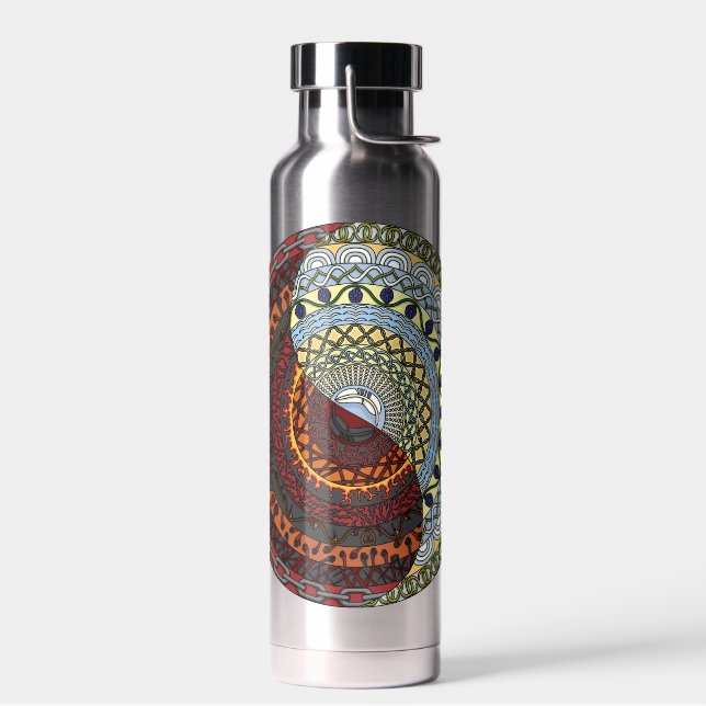 Himmel und Hölle Trinkflasche (Links)