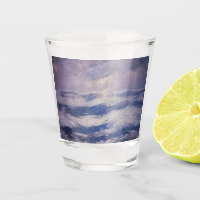 Himmel und Ozean (von Emil Carlsen) Schnapsglas (Vorderseite)