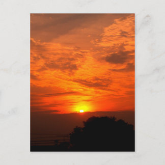 Himmel und Wolke / Sonnenuntergang Postkarte