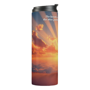 Himmel verkünden den Ruhm: Gott & Schöpfung Verse Thermosbecher