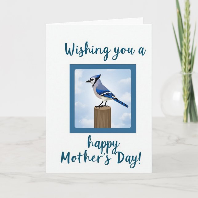 Himmel Vogel Muttertagskarte Karte (Vorderseite)