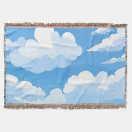 Himmel voller Wolken | Wasserfarbenes Blau Himmel  Decke
