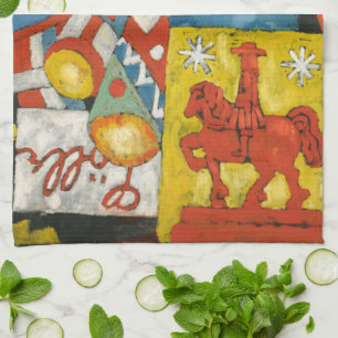 Himmel von Marsden Hartley, Vintager Expressionism Geschirrtuch