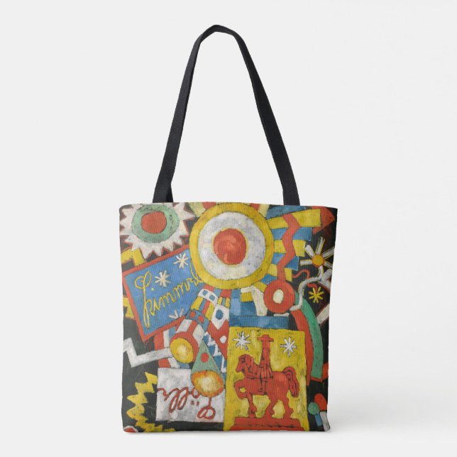 Himmel von Marsden Hartley, Vintager Expressionism Tasche (Rückseite)