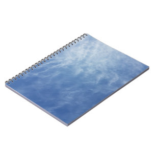 Himmel, Wolken, blau, weiß, blau und weiß, blauer  Notizblock