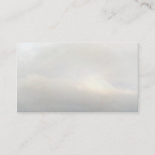 Himmel Wolken spirituelle Engelskarten Visitenkarte (Vorderseite)