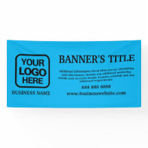 Himmelblau | Modern gestaltetes Black Business-Log