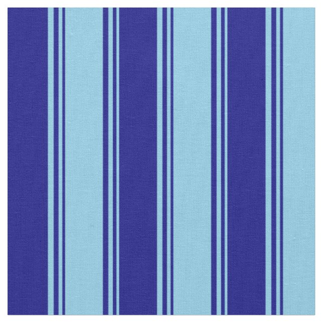 Himmelblau und blau farbiges Muster Stoff (Nahaufnahme)