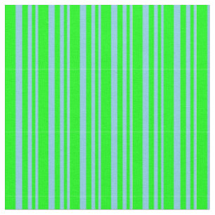Himmelblau und Limon farbige Streifen Muster Stoff
