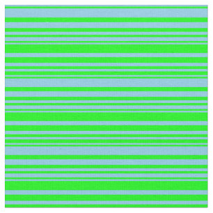 Himmelblau und Limon farbiges Muster Stoff