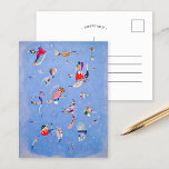 Himmelblau | Wassily Kandinsky Postkarte<br><div class="desc">Kunstmalerei mit dem Titel Sky Blue (Bleu de Ciel) von der russischen Künstlerin Wassily Kandinsky. Das Original ist ein farbenfrohes,  abstraktes Ölgemälde mit himmelblauem Hintergrund. Verwenden Sie die Entwurfstools,  um einen benutzerdefinierten Text hinzuzufügen oder das Bild zu personalisieren.</div>