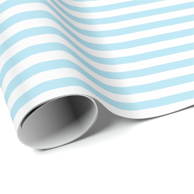 Himmelblau| Weißgestrickpapier Geschenkpapier (Rolleneckpunkt)