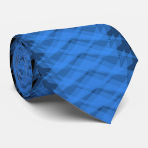 Himmelblaues modernes abstraktes Design mit Stache Krawatte