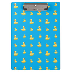 Himmelblaugummientenmuster Klemmbrett