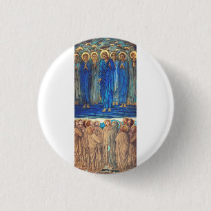 Himmelfahrt Christi von Edward Burne Jones Button