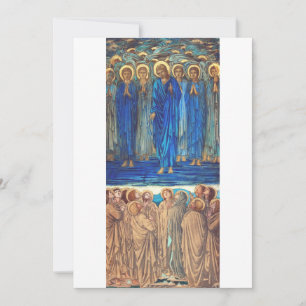 Himmelfahrt Christi von Edward Burne-Jones Feiertagskarte