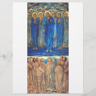 Himmelfahrt Christi von Edward Burne Jones Flyer