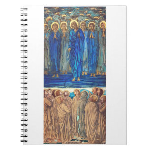 Himmelfahrt Christi von Edward Burne Jones Notizblock