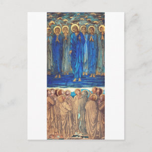 Himmelfahrt Christi von Edward Burne-Jones Postkarte