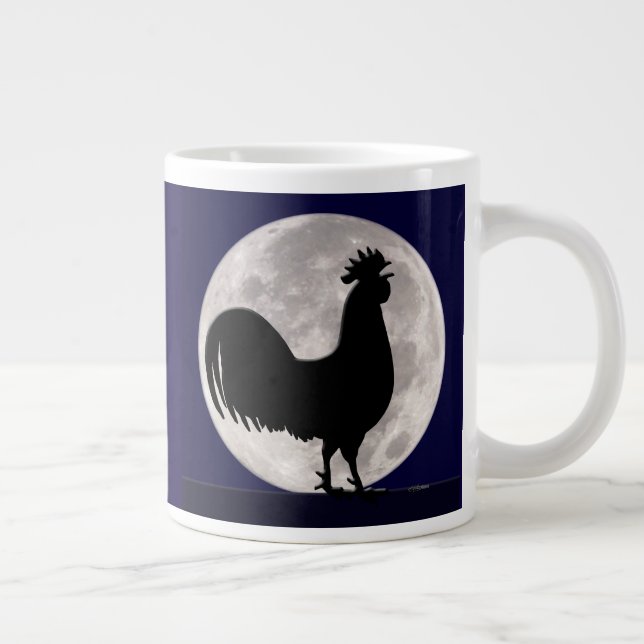 Himmelfahrt im Mondschein Jumbo-Tasse (Rechts)