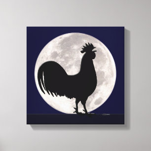 Himmelfahrt im Mondschein Leinwanddruck