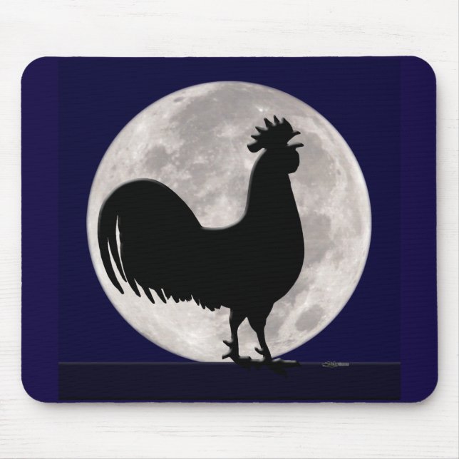 Himmelfahrt im Mondschein Mousepad (Vorne)