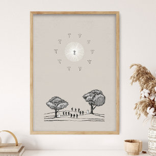 Himmelfahrt Jesu, Pfingsten, Rechte Hand Gottes, Poster